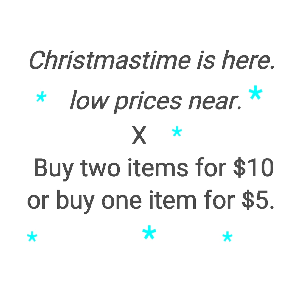 Christmas sale!!!!
